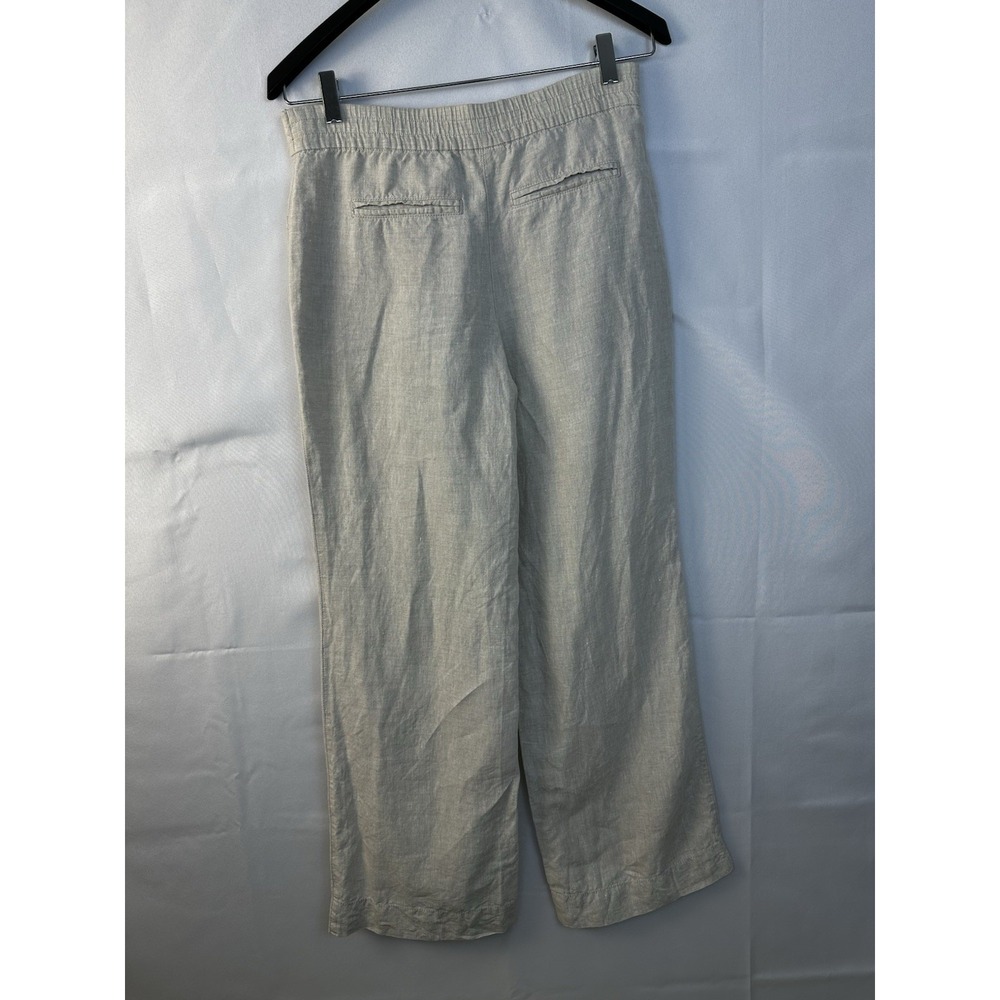 Chico's Beige 100% Linen Wide Leg Pants Women's Sz 00(2 Or XS)Natural Breathable - Picture 16 of 16